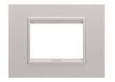 LUX metal frame monochrome beige matte 3 module - suitable for beige accessories